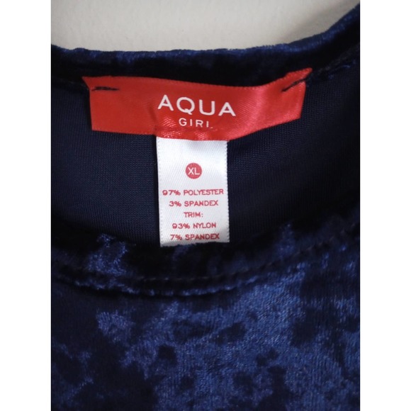 Bloomingdales's Aqua Girl Blue Velour Shirt XL 16 - Picture 2 of 9